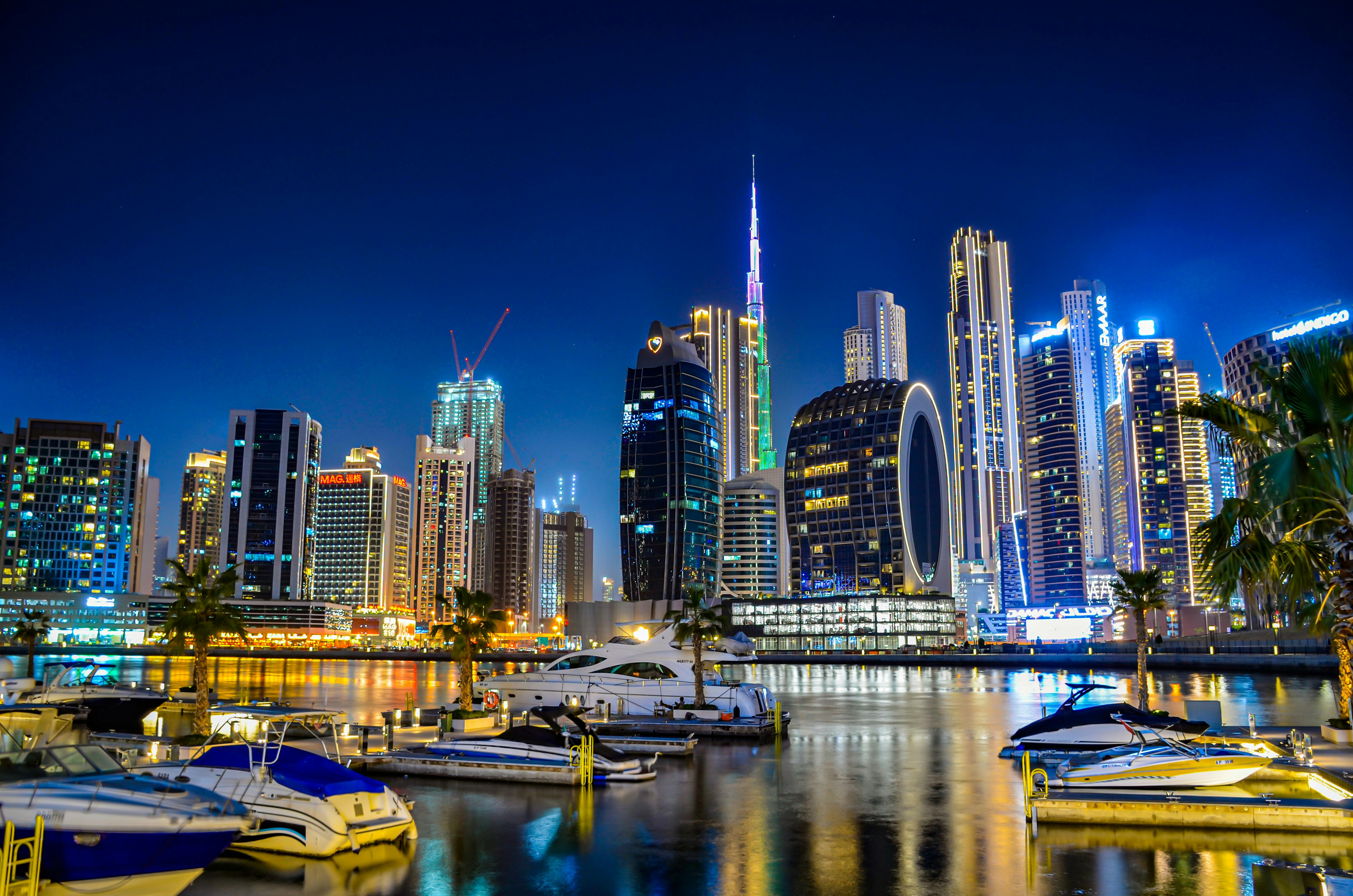Burj Khalifa at night