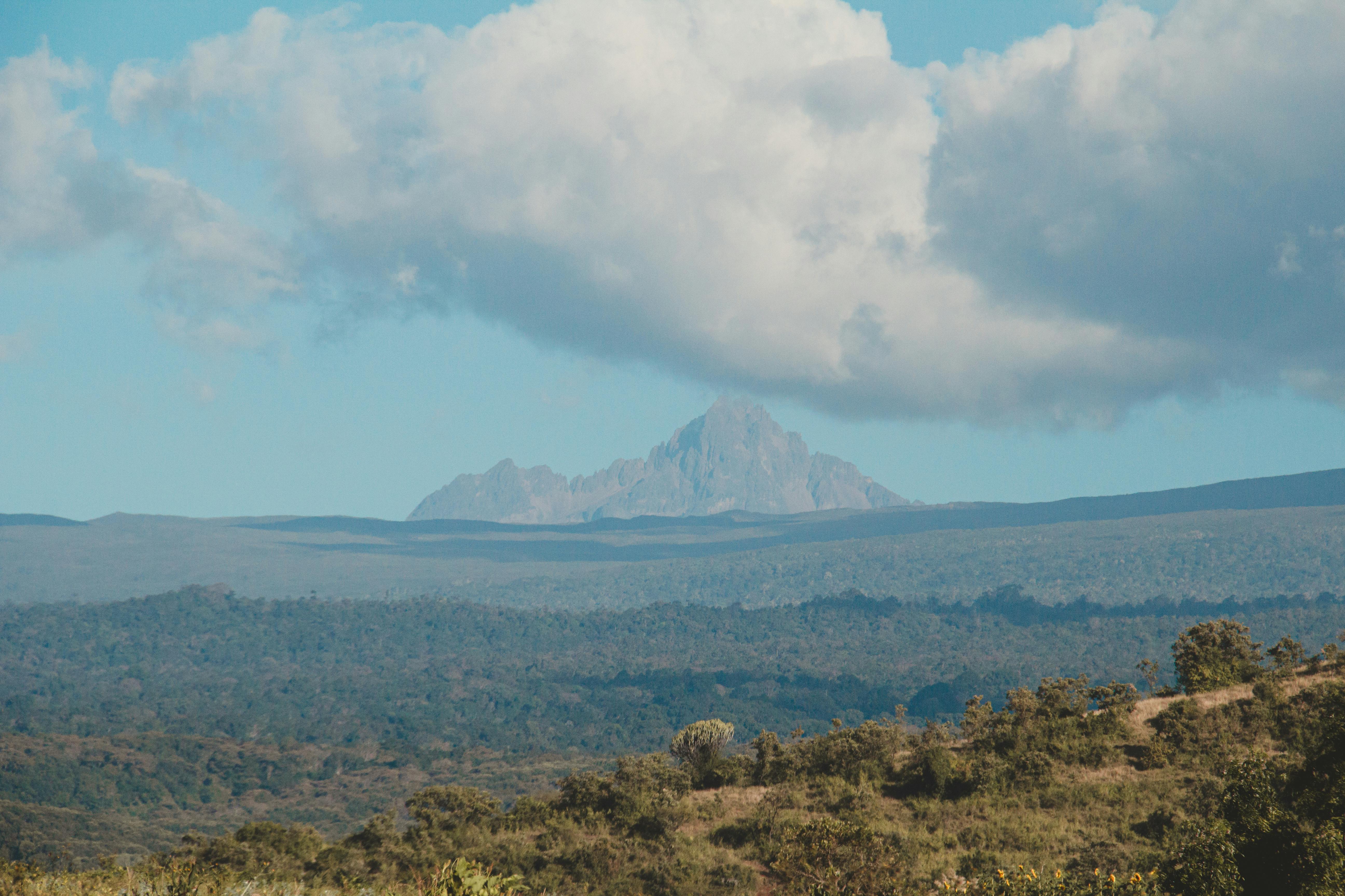 View from Mount Kenya Summit