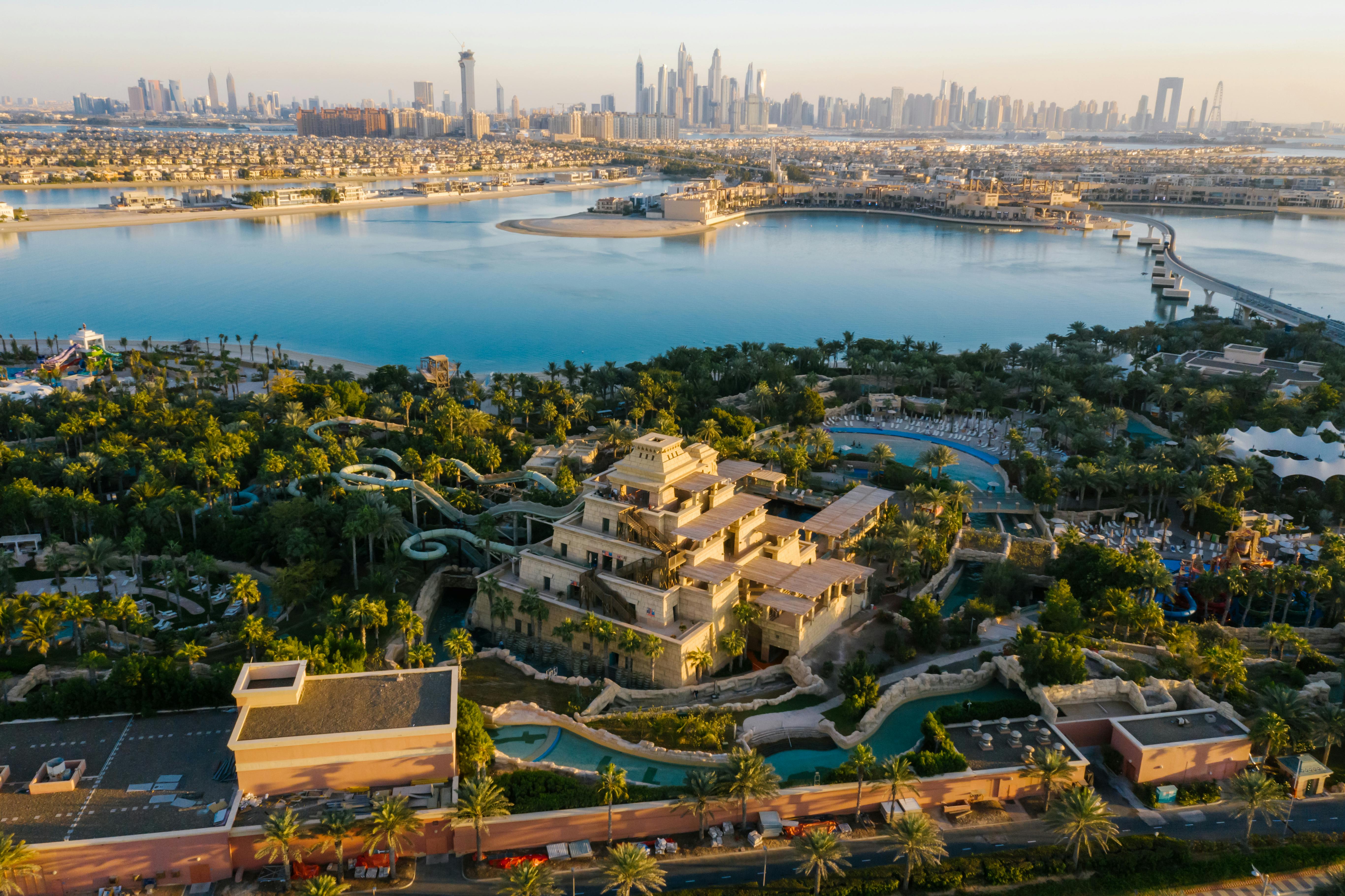 Palm Jumeirah island view